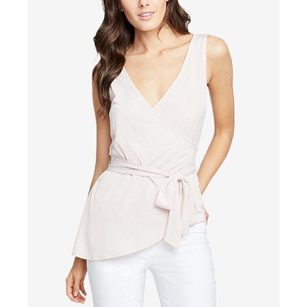 RACHEL ROY $49 Crossover-Wrap Sleeveless Top Small‎